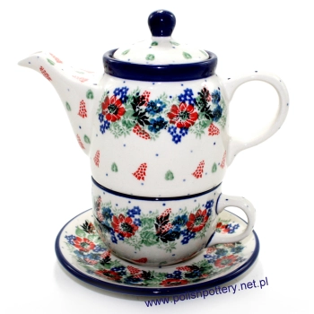 Czajniczek 0,5L z filiżanką 0,2L II Gatunek dek. 2038X